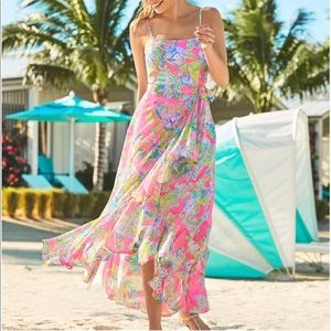 SZ 4 LILLY PULITZER ANNI MAXI DRESS